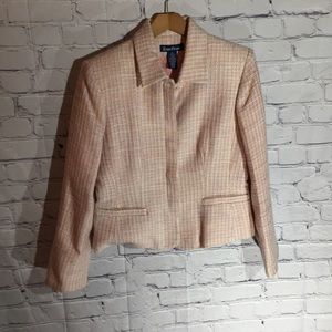 Evan-Picone pink tweed suit Sz 10